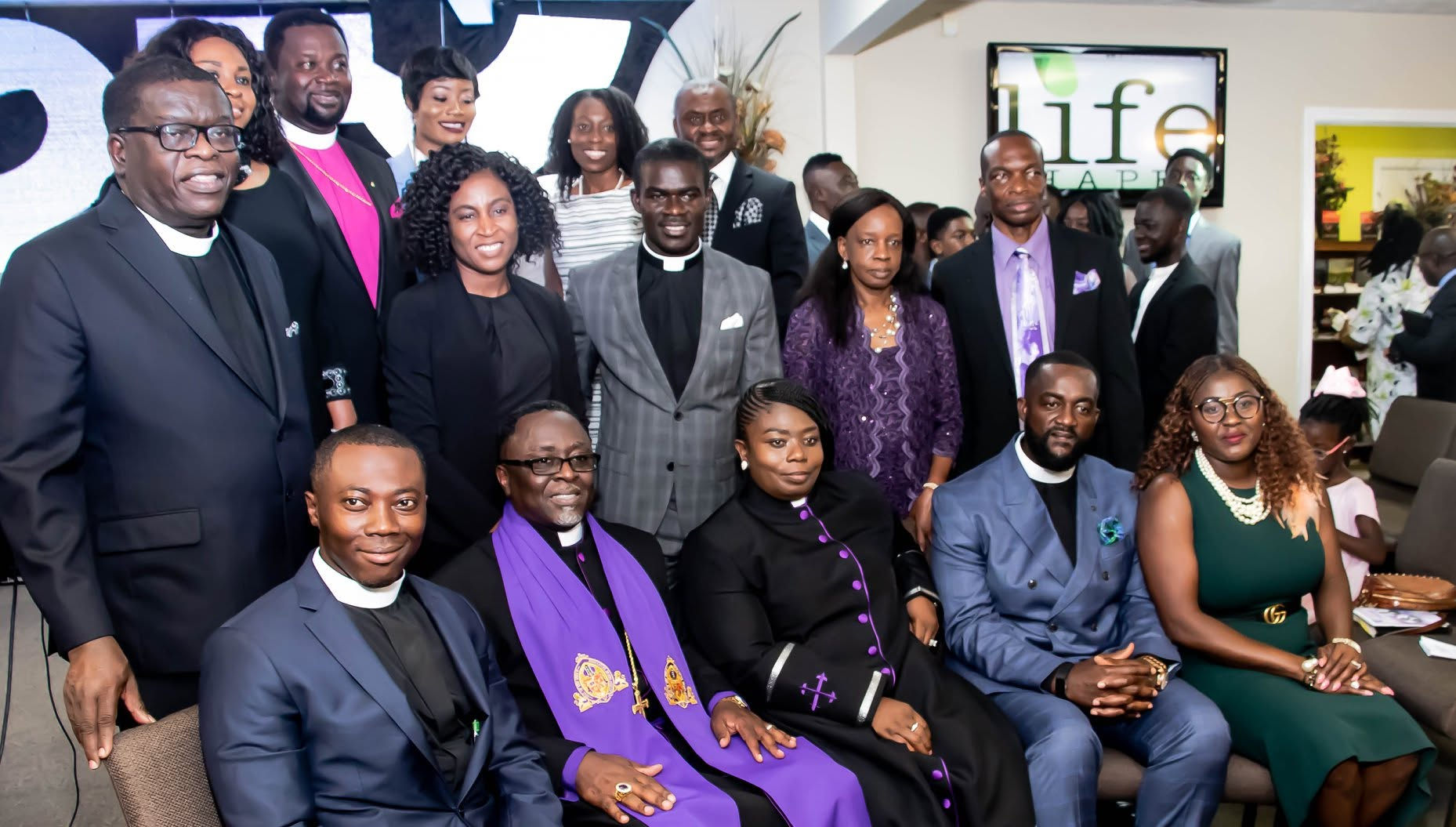 Life Chapel pastors and leaders gathered for a group photo in 2019