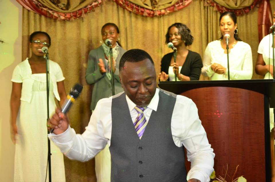 Life Chapel worship team and pastor leading service in 2013