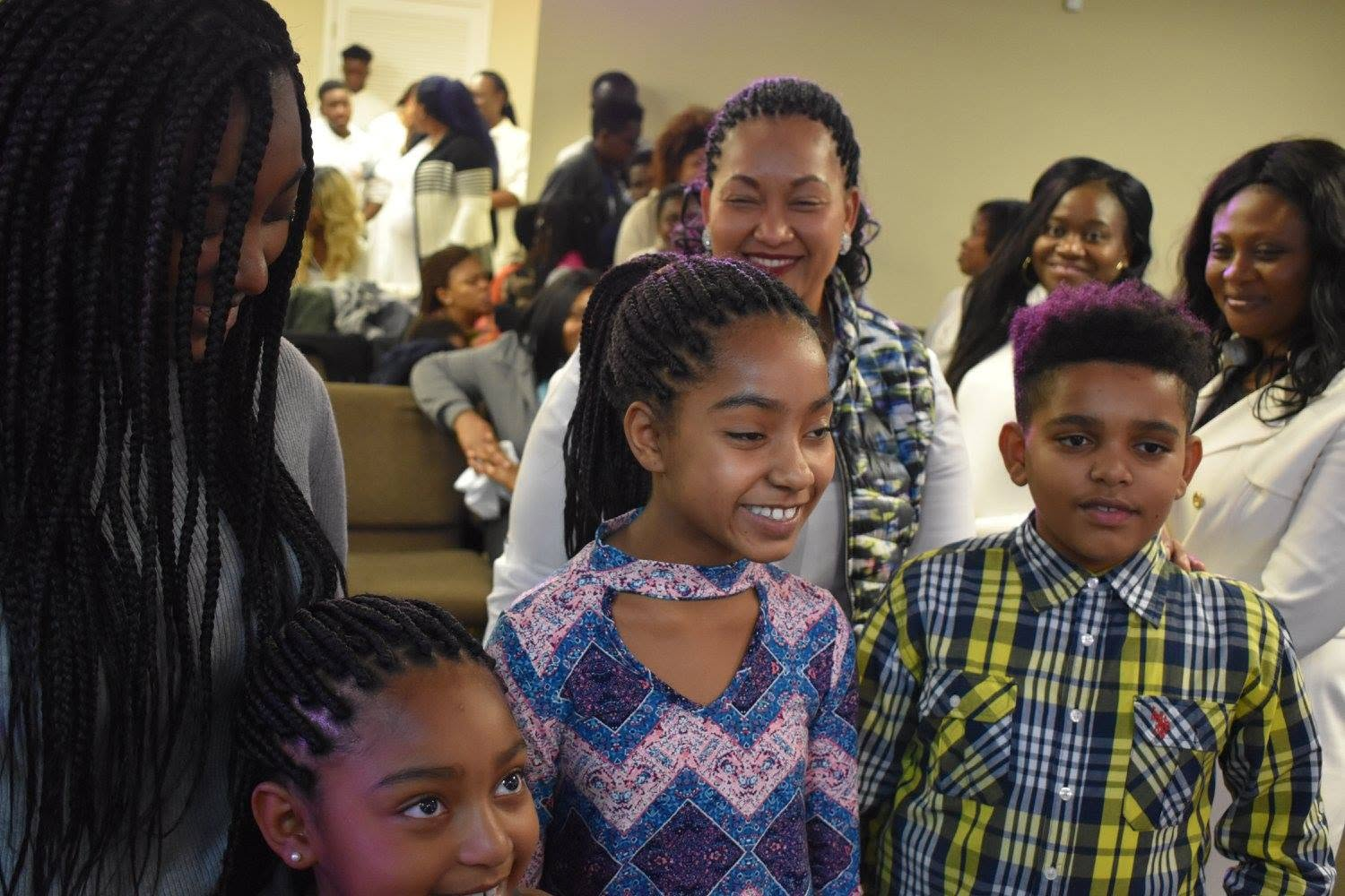 Life Chapel families and children gathered in fellowship in 2017